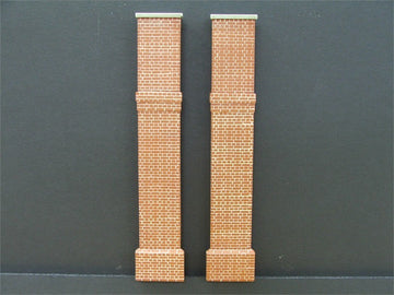Pair of Brick Buttresses